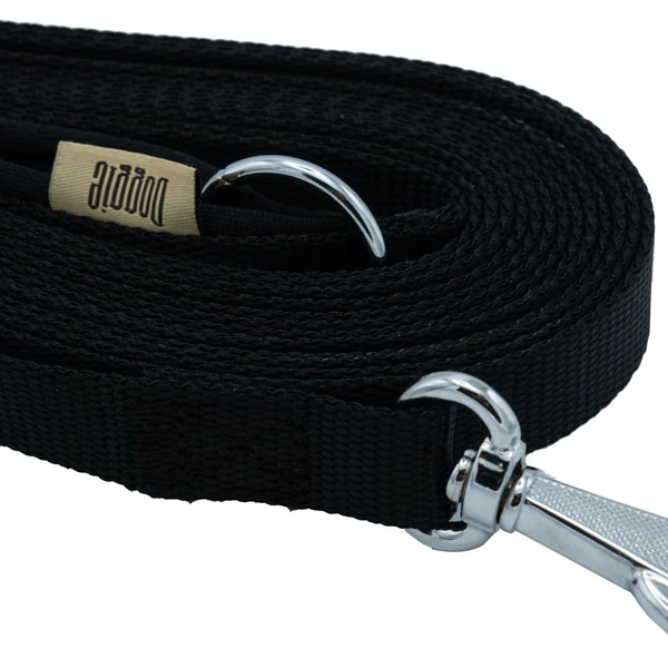 [IHLDGZT20X300BLACK] Doggie Konfor Dokuma Özel Üretim Köpek Gezdirme Tasması (2x300 Cm)
