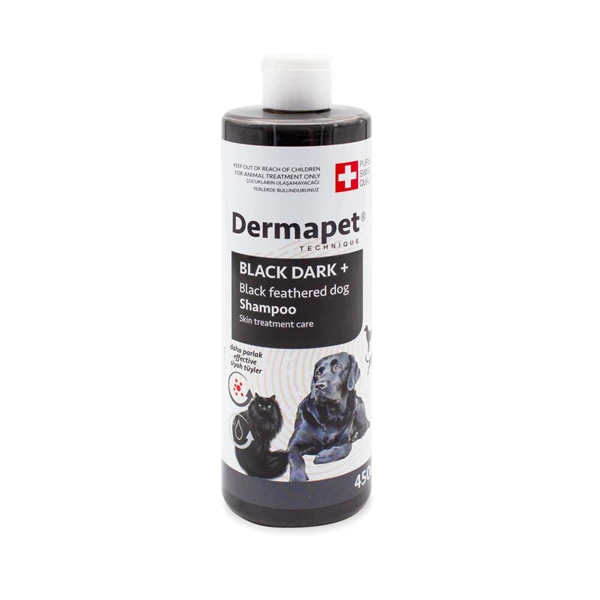 [DERMAPETBLACK450] Purele Dermapet Dermatolojik Siyah Kedi ve Köpek Şampuanı