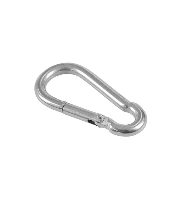 [KARABIN2GALVANIZED] Dogie Köpek Tasmaları için Karabina Kancası Galveniz Kaplama (0.7x6 Cm)