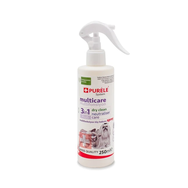 [DRYCLEAN250] Purele Kedi ve Köpek Kuru Yıkama Tüy Bakım Spreyi