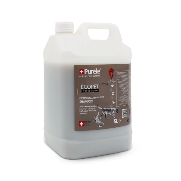 [ECCOPET5000] Purele Ecco Pet Care Kremli Kedi ve Köpek Şampuanı (5 Lt)