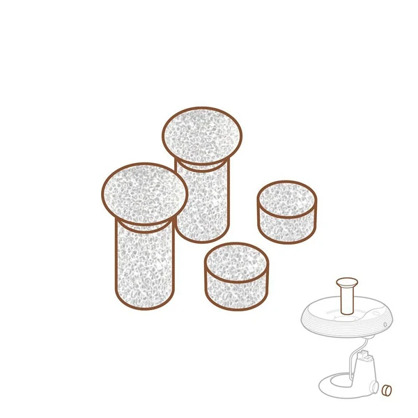 [PACKOF4SPONGE] Cattie Kedi ve Köpek Su Pınarı Yedek Filtre Süngeri (4 Adet)