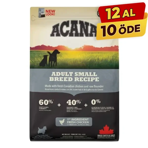 [064992523206] Acana Adult Small Tahılsız Tavuklu ve Balıklı Yetişkin Köpek Maması (2 Kg)