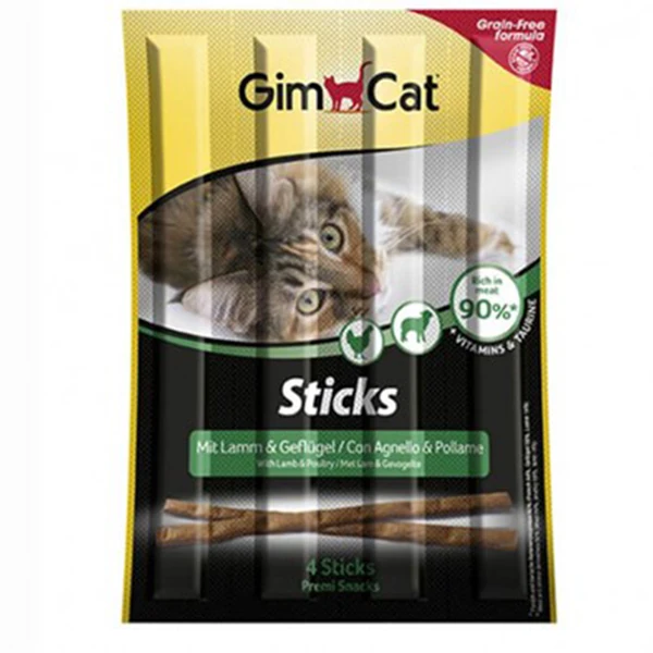 [4002064420523] Gimcat Sticks Kuzu Tavuklu Kedi Ödül Çubuğu (1 Adet)