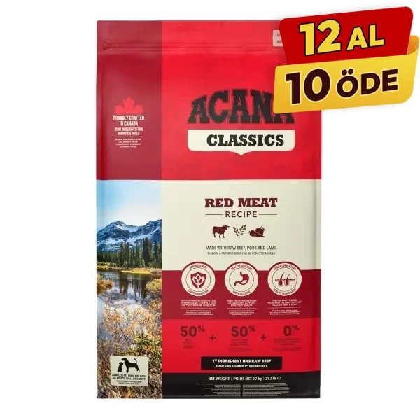 [064992561208] Acana Classics Red Düşük Tahıllı Etli ve Sebzeli Yetişkin Köpek Maması (2 Kg)