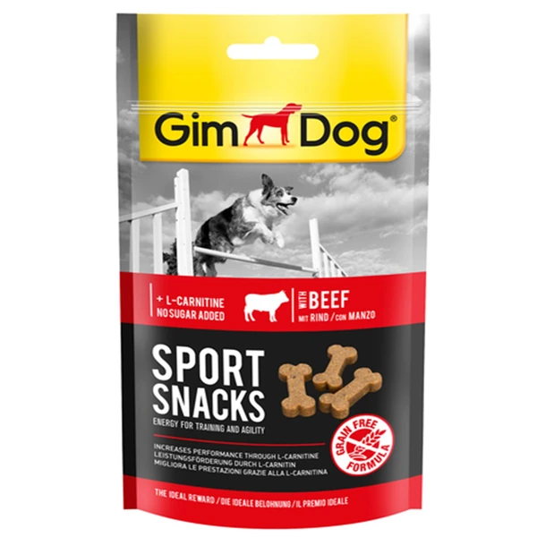 [4002064514444] Gimdog Sportsnacks Sığır Etli Köpek Ödül Maması Tablet (1 Adet)