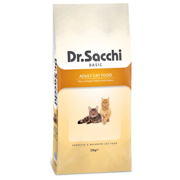 [8690286589966] Dr.Sacchi Basic Chicken Tavuklu Yetişkin Kedi Maması