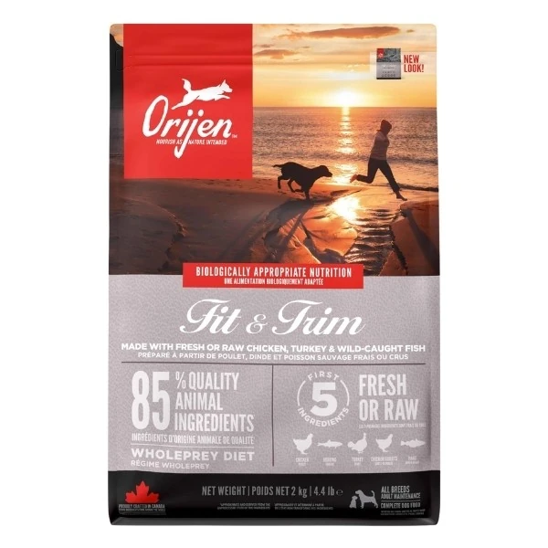[064992187200] Orijen Fit-Trim Tahılsız Kilo Kontrolü için Diyet Köpek Maması (2 Kg)