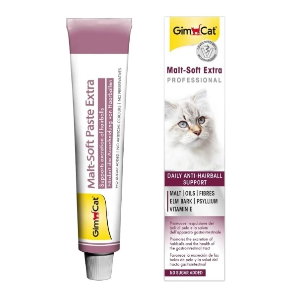 [4002064407524] Gimcat Malt Soft Extra Tüy Yumağı Önleyici Kedi Macunu (20 Gr)