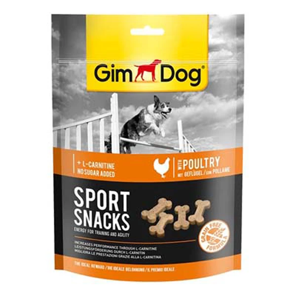 [4002064500119] Gimdog Sportsnacks Tavuklu Köpek Ödül Maması Tablet (60 Gr, 1 Adet)