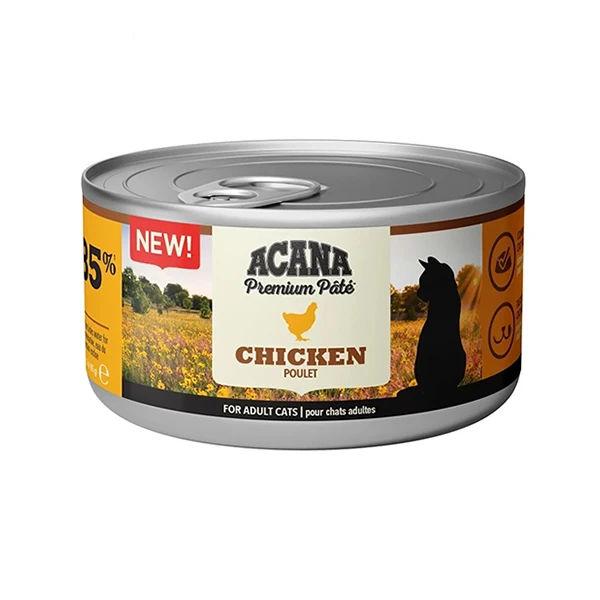 [064992719760] Acana Premium Pate Tavuklu Yetişkin Konserve Kedi Maması (1 Adet)