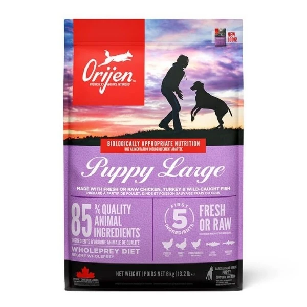 [064992181604] Orijen Puppy Large Tahılsız Tavuklu Yavru Köpek Maması (6 Kg)