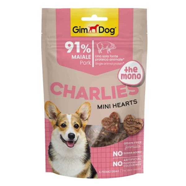 [4002064513737] Gimdog Charlies The Mono Domuz Etli Tahılsız ve Şekersiz Köpek Ödül Maması (1 Adet)