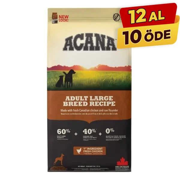 [064992521172] Acana Adult Large Tahılsız Tavuklu ve Balıklı Köpek Maması (17 Kg)