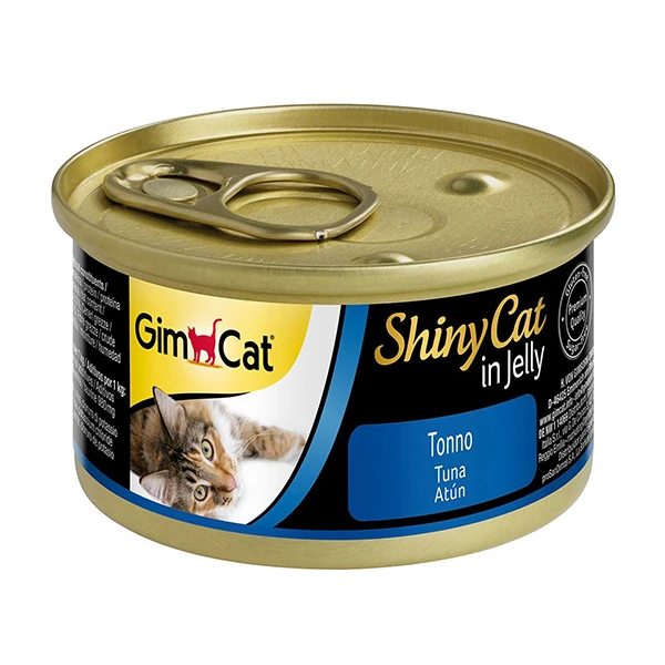 [4002064413082] Gimcat Shinycat Tuna Balıklı Konserve Kedi Maması (1 Adet)