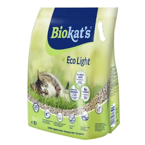 [4002064613505] Biokats Eco Light Pelet Kedi Kumu (5 Lt, 1 Adet)