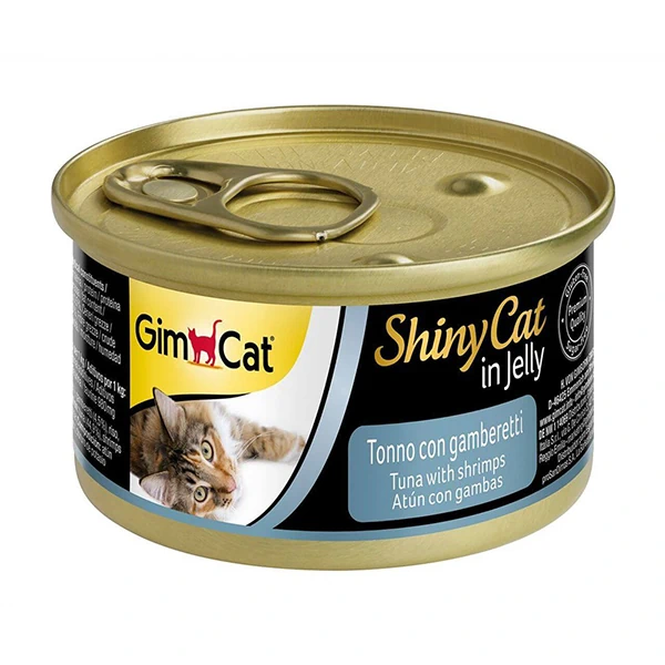 [4002064413099] Gimcat Shinycat Tuna Balıklı Karidesli Konserve Kedi Maması (1 Adet)