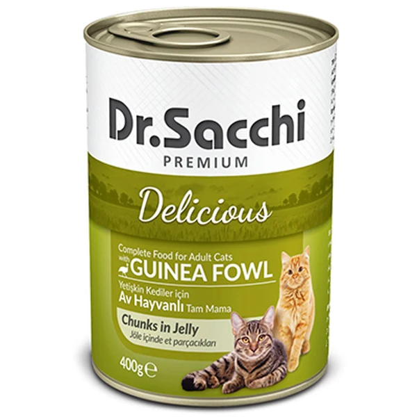 [8690286588556] Dr.Sacchi Av Hayvanlı Yetişkin Kedi Konservesi (1 Adet)