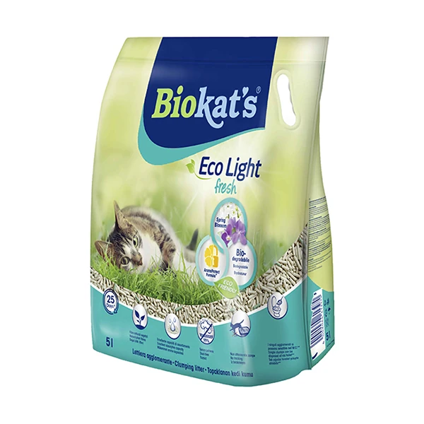 [4002064613987] Biokats Eco Light Fresh Spring Blossom Bahar Çiçeği Kokulu Pelet Kedi Kumu (1 Adet)