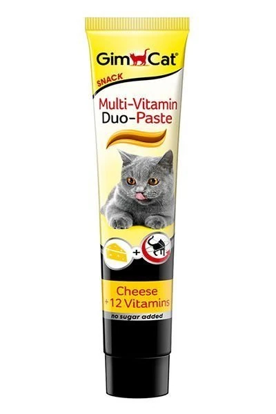 [4002064421025] Gimcat Multi Vitamin Paste 12 Vitaminli Peynirli Kedi Macunu