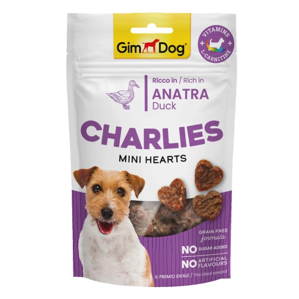 [4002064513683] Gimdog Charlies Ördekli Tahılsız ve Şekersiz Köpek Ödül Maması (1 Adet)