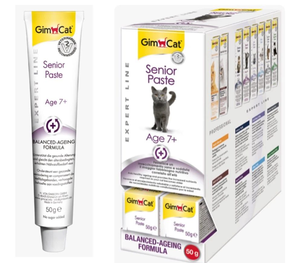 [4002064421124] Gimcat Senior Paste Yaşlı Kedi Malt Macunu