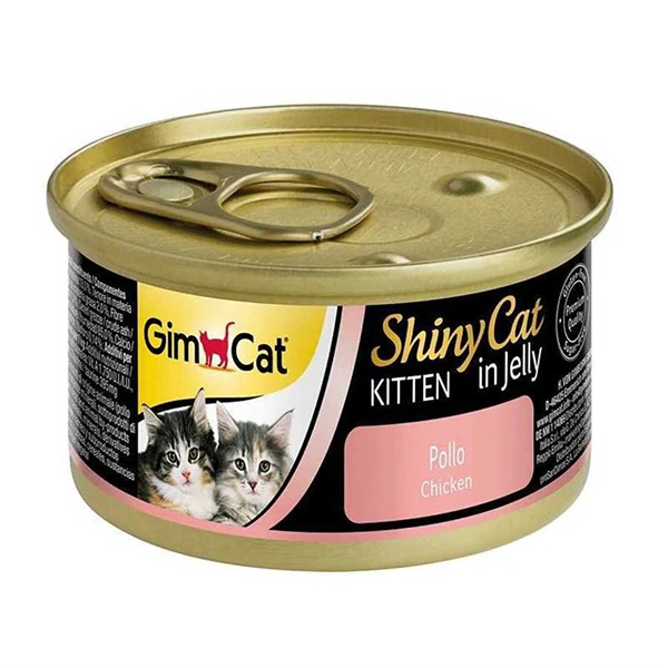 [4002064413143] Gimcat Shinycat Yavru Tavuklu Konserve Kedi Maması (1 Adet)