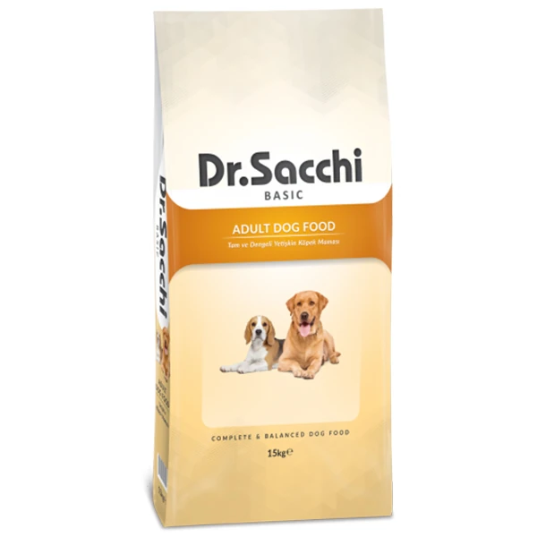 [8690286589973] Dr.Sacchi Basic Chicken Tavuklu Yetişkin Köpek Maması