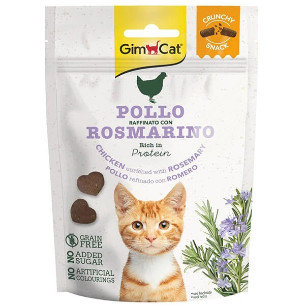 [4002064420769] Gimcat Tahılsız Tavuk ve Biberiyeli Kedi Ödül Bisküvisi (1 Adet)