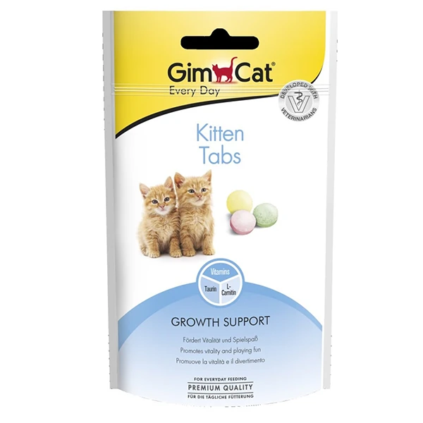 [4002064426174] Gimcat Kitten Tabs Yavru Kedi Tablet Ödül Maması (1 Adet)