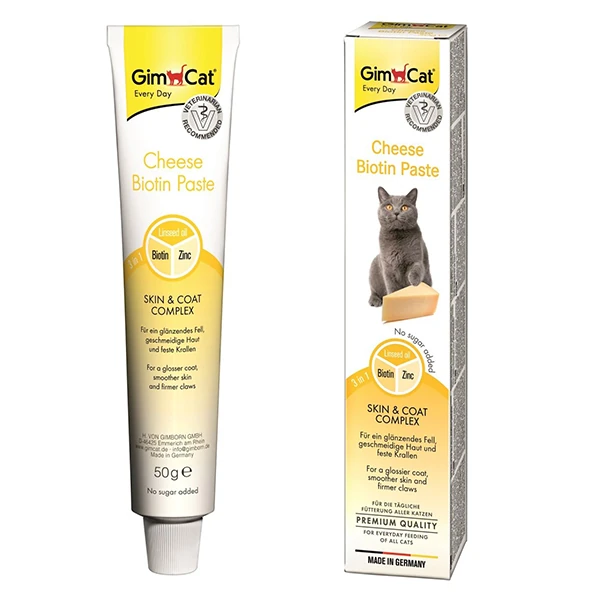 [4002064401065] Gimcat Biyotinli ve Peynirli Güzellik Kedi Malt Macunu