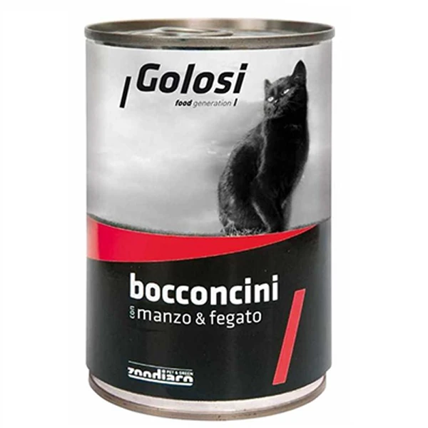 [17764] Golosi Sığır Etli ve Ciğerli Yetişkin Konserve Kedi Maması (1 Adet)