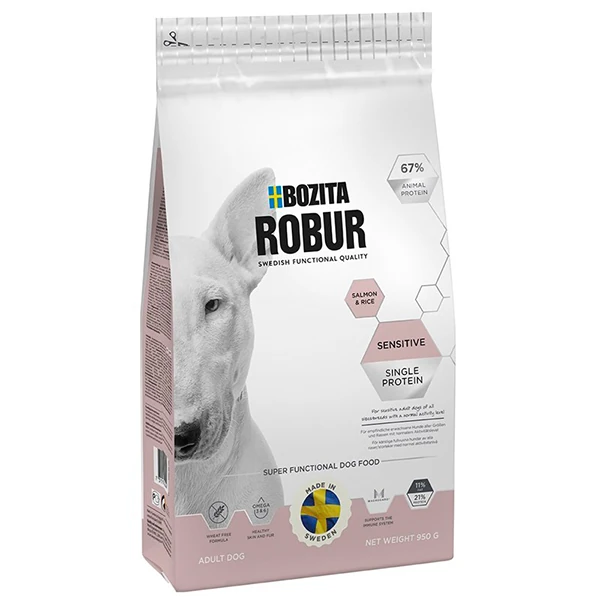 [7311030142336] Bozita Robur Sensitive Somonlu Yetişkin Köpek Maması (3 Kg)