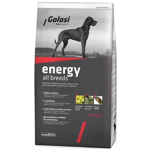 [27602] Golosi Energy Tavuk ve Biftekli Yüksek Enerjili Köpek Maması