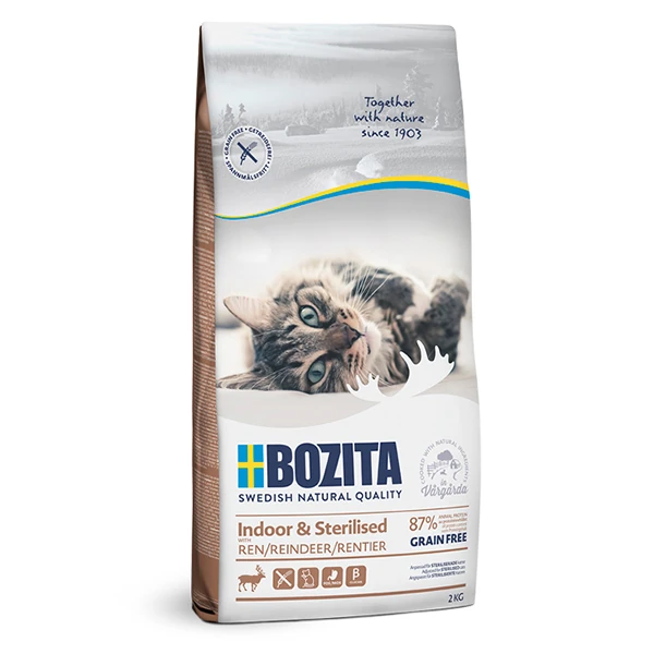 [31221] Bozita Adult İndoor Kısırlaştırılmış Tahılsız Geyikli Yetişkin Kedi Maması (2 Kg)