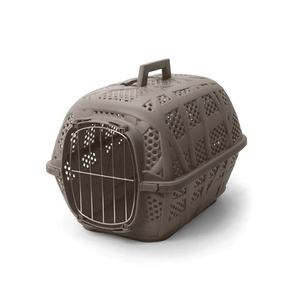 [8685334304943] İmac Carry Sport Metal Kapılı Köpek Taşıma Çantası (Gri)