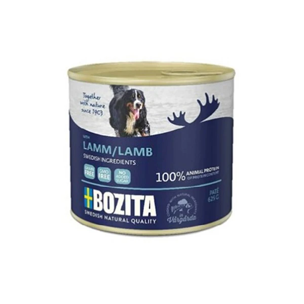 [65162] Bozita Kuzu Etli Tahılsız Yetişkin Köpek Konservesi (1 Adet)