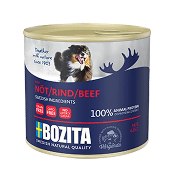 [65160] Bozita Biftekli Tahılsız Yetişkin Köpek Konservesi (1 Adet)