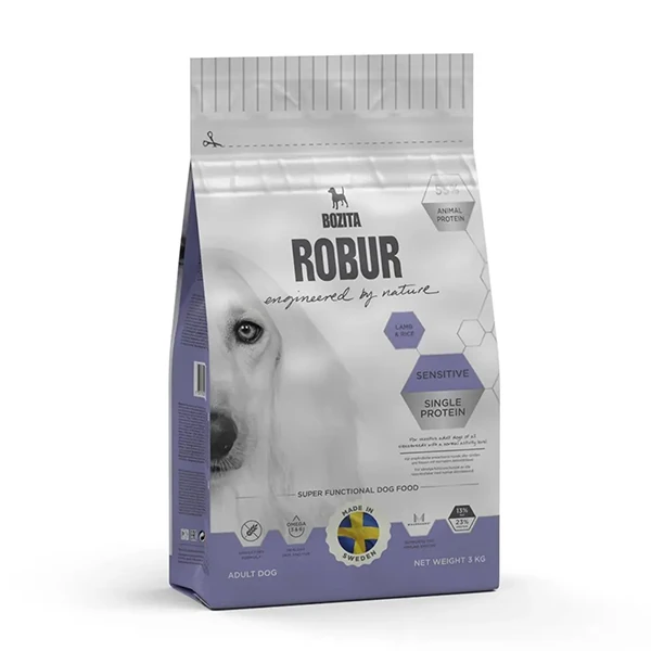 [14833] Bozita Robur Sensitive Single Protein Kuzu ve Pirinçli Hassas Tahılsız Köpek Maması (3 Kg)