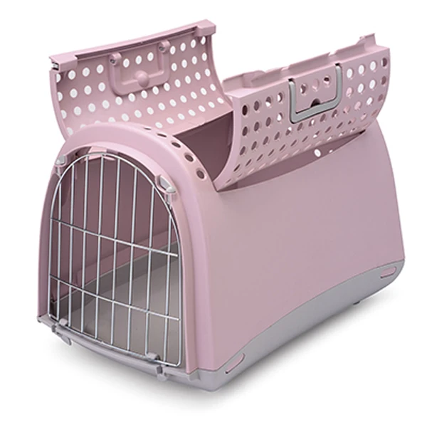 [80586] İmac Linus Cabrio Üstü Açılır Köpek Taşıma Çantası (Pembe)