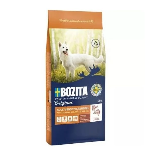 [41532] Bozita Original Adult Sensitive Somonlu ve Pirinçli Yetişkin Köpek Maması
