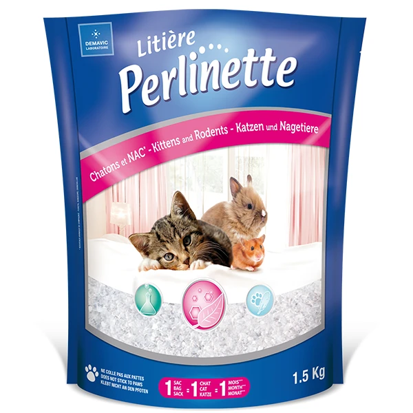 [1HY02533] Perlinette Kitten Rodent Yavru Kedi ve Kemirgen Kristal Kumu (1 Adet)