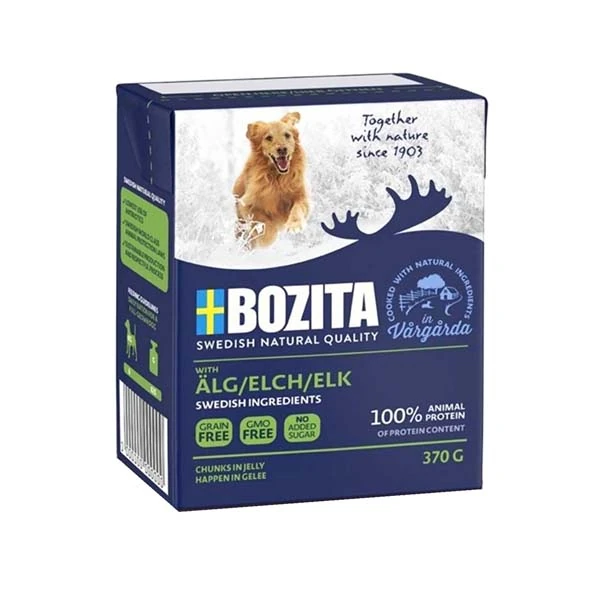 [4264] Bozita Naturals Geyik Etli Tahılsız Konserve Köpek Maması (1 Adet)