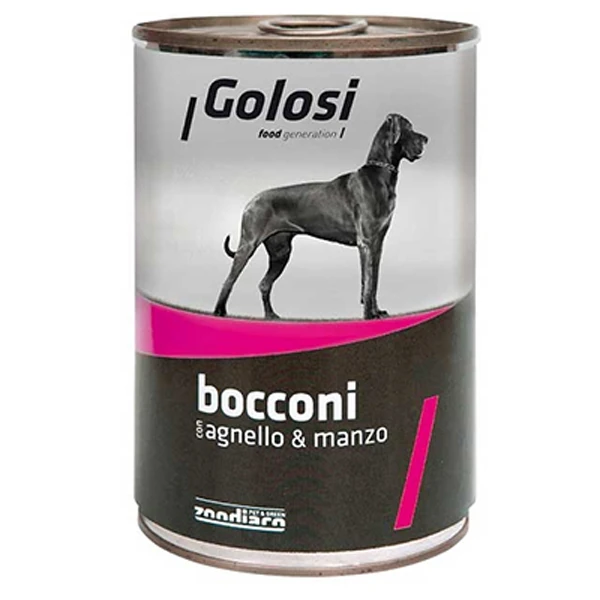 [17689] Golosi Sığır ve Kuzu Etli Yetişkin Köpek Konservesi (1 Adet)