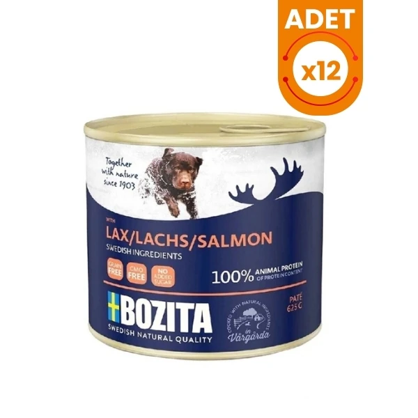 [65164] Bozita Somonlu Tahılsız Yetişkin Köpek Konservesi (1 Adet)