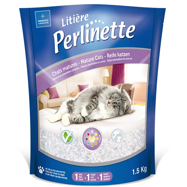 [1HY03022] Perlinette Cat Detect Hastalık Kontrolu Kristal Kedi Kumu (1 Adet)