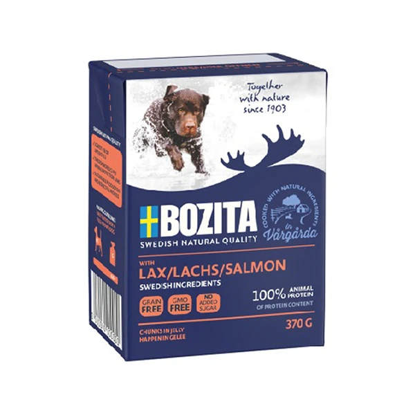 [4260] Bozita Somon Balıklı Tahılsız Köpek Konservesi (1 Adet)