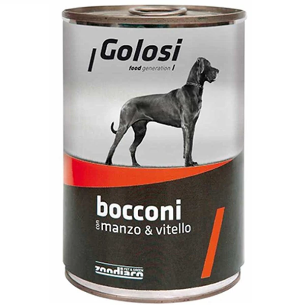 [17696] Golosi Sığır ve Dana Etli Yetişkin Köpek Konservesi (1 Adet)