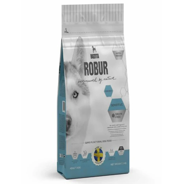 [24221] Bozita Robur Sensitive Tahılsız Geyik Etli Yetişkin Köpek Maması (3 Kg)