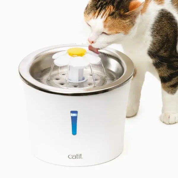 [700-43725] Hagen Catit 2.0 Flower Fountain Kedi Su Sebili Çelik Hazneli
